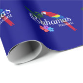 Tropische Destination Nassau Bahamas Geschenkpapier (Rolleneckpunkt)