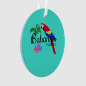 Tropische Destination Nassau Bahamas Ornament (Vorderseite)