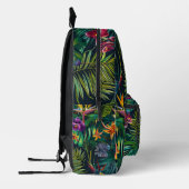 Tropische Dschungel-Blume Bedruckter Rucksack (Links)