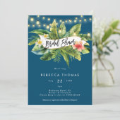 Tropische Dschungel-Brause-Dusche Einladung (Stehend Vorderseite)