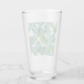 Tropische DschungelBlätter Glas (Rückseite)