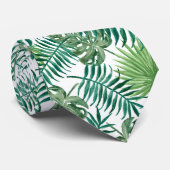 Tropische DschungelBlätter Krawatte (Gerollt)
