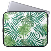 Tropische DschungelBlätter Laptopschutzhülle (Vorderseite)