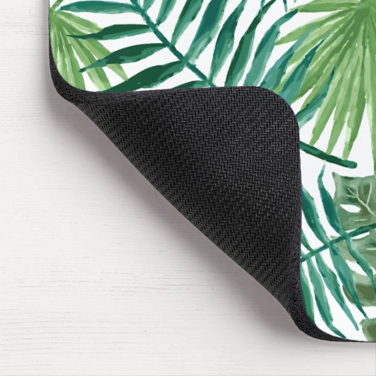 Tropische DschungelBlätter Mousepad (Ecke)