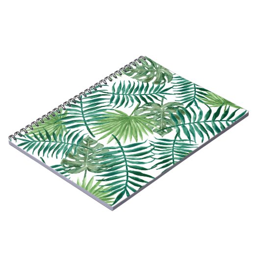 Tropische DschungelBlätter Notizblock (Linke Seite)