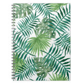 Tropische DschungelBlätter Notizblock (Vorderseite)