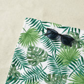 Tropische DschungelBlätter Strandtuch (Beispiel)