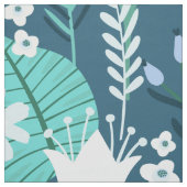 Tropische Dschungelmuster-Blume und Blätter Stoff (Muster)