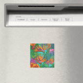 Tropische Edelquadrat-Magnete Magnet (In Situ (Geschirrspüler))