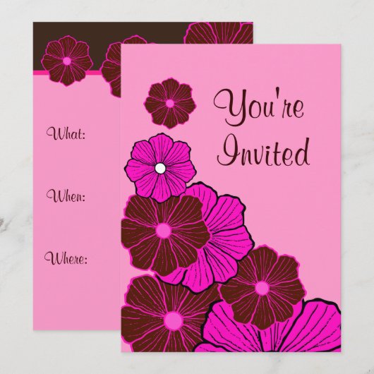 Tropische Einladung (Vorne/Hinten)