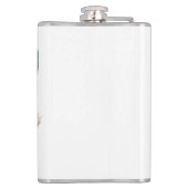 Tropische Einladung Flachmann (Rückseite)