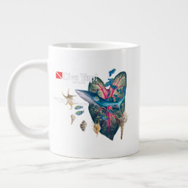 Tropische Einladung Jumbo-Tasse