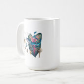 Tropische Einladung Kaffeetasse (Vorderseite Links)