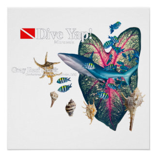 Tropische Einladung Poster