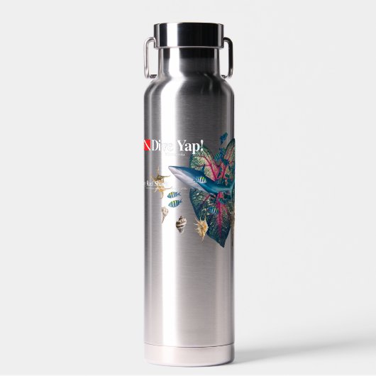 Tropische Einladung Trinkflasche (Vorne)