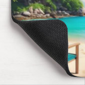 Tropische Einsamkeit Mousepad (Ecke)