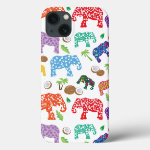 Tropische Elefanten iPhone 13 Hülle