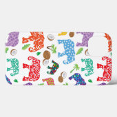 Tropische Elefanten Case-Mate iPhone Hülle (Rückseite (Horizontal))