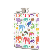 Tropische Elefanten Flachmann (Links)