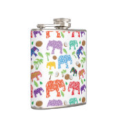 Tropische Elefanten Flachmann (Rechts)