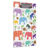 Tropische Elefanten Klemmbrett (Rechts)