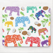 Tropische Elefanten Mousepad (Vorne)