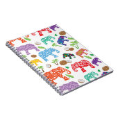 Tropische Elefanten Notizblock (Rechte Seite)