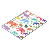 Tropische Elefanten Notizblock (Linke Seite)