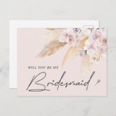 Tropische elegante Blumenüberdacht Einladung Postkarte (Vorne/Hinten)