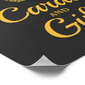 Tropische Eleganz | Ananas - Karten und Geschenke  Poster (Ecke)