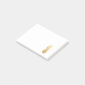 Tropische Eleganz | Ananas Post-it Klebezettel (angewinkelt)