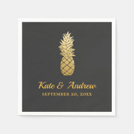 Tropische Eleganz | Ananassehe Serviette