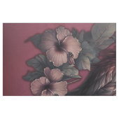 Tropische Eleganz, der Flamingo in der Dämmerung. Stoff (Fat Quarter (45,7 x 55,9 cm))