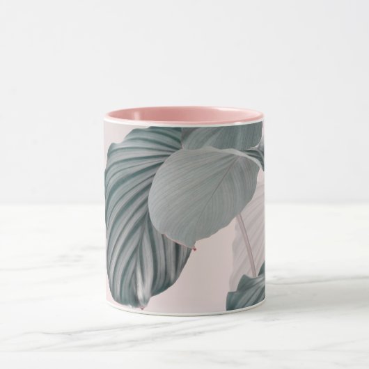 Tropische Eleganz in Pastel Tasse (Zentrum)