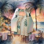 Tropische Eleganz Minimalistisch Geschenkschachtel