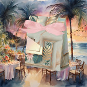 Tropische Eleganz Minimalistisch Geschenkschachtel