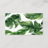 Tropische Elephant Boy Babydusche Windelwanne Begleitkarte (Rückseite)