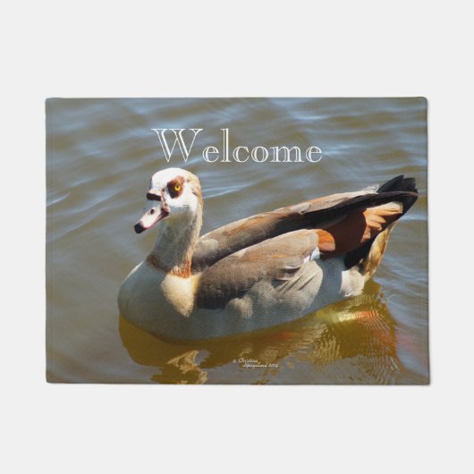 Tropische Ente Willkommen Doormat Fußmatte (Vorderseite)