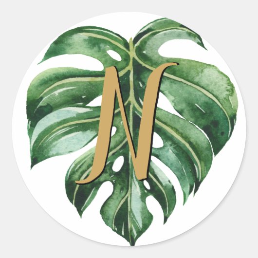 Tropische erste Umschlag Aufkleber (Vorderseite)