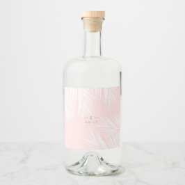 Tropische Etiketten, Flaschen Alkoholflaschenetikett