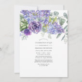 Tropische Eukalyptus-Säkulente Feier des Lebens Einladung (Vorderseite)