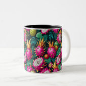 Tropische Exotica Zweifarbige Tasse (VorderseiteRechts)