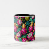 Tropische Exotica Zweifarbige Tasse (Mittel)