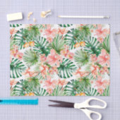 Tropische exotische Dschungel-Hibiskus-Blumen Seidenpapier (Handwerk)