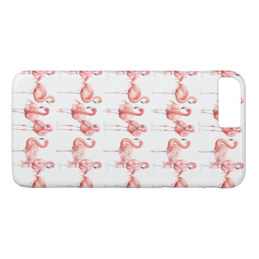 Tropische | Familie der Flamingos Case-Mate iPhone Hülle (Rückseite (Horizontal))