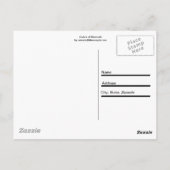 Tropische Farben auf Bermuda Postkarte (Rückseite)