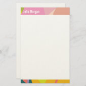 Tropische Farben Briefpapier (Vorne/Hinten)