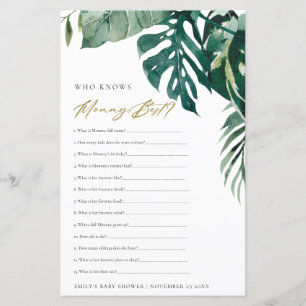 TROPISCHE FAUNA MONSTERA, DIE M0MMY BEST GAME KENN