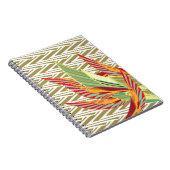 Tropische Federn Spiralheber Notizblock (Rechte Seite)