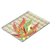 Tropische Federn Spiralheber Notizblock (Linke Seite)